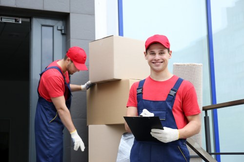 Local movers assisting a home move in Edgware