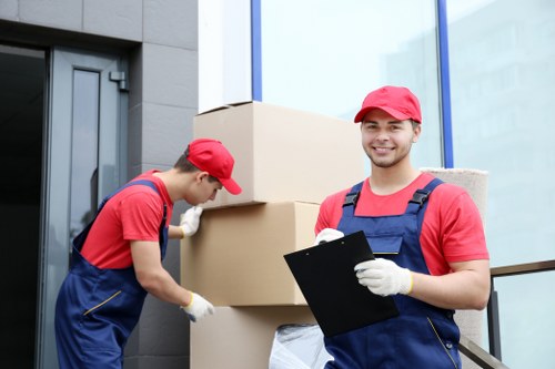 A local man with van removal service helping with a home move in Edgware