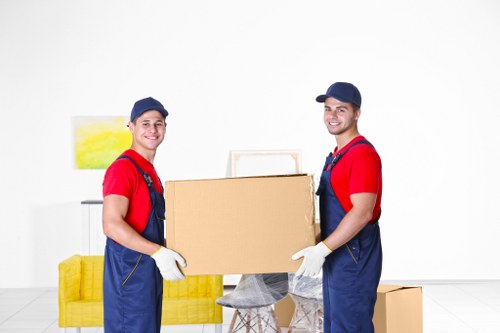 Man With Van Edgware team assisting with a local home move