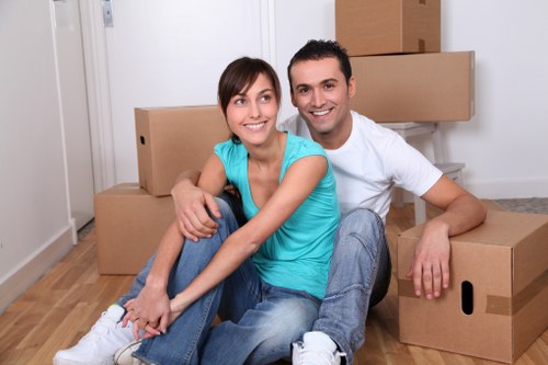 Packing support for a flat move in Edgware with fragile items