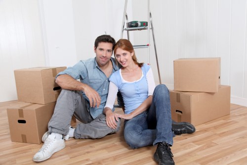 Low-carbon van used for eco-friendly removals in Edgware