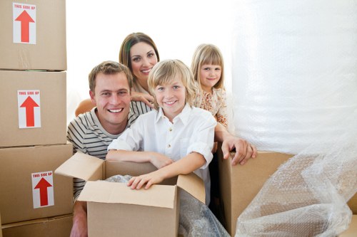 Careful furniture handling by a professional Edgware moving team