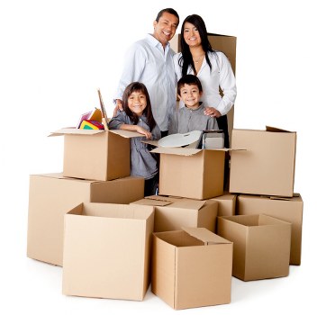 Local office movers handling equipment during an Edgware relocation